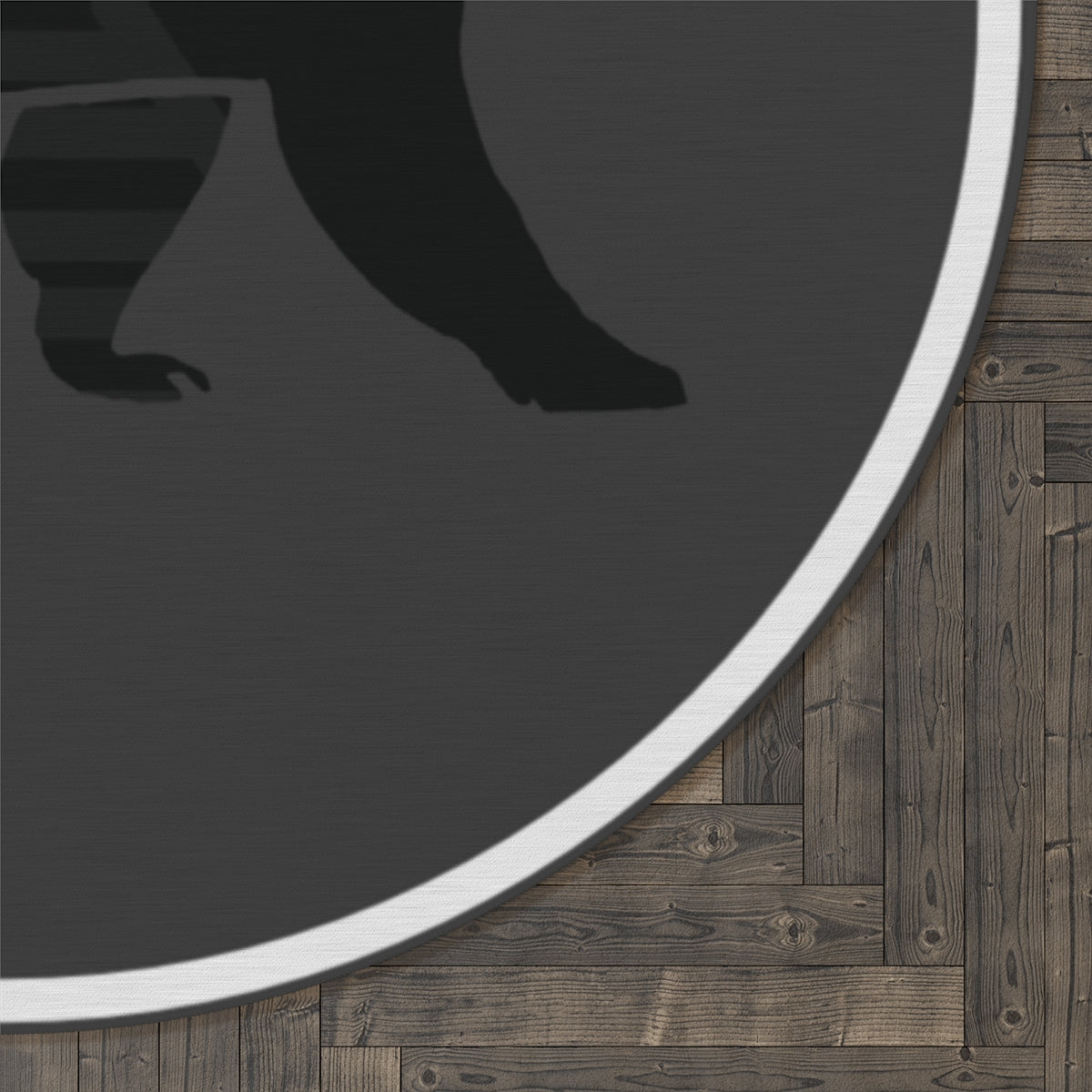 Round Bear Rug